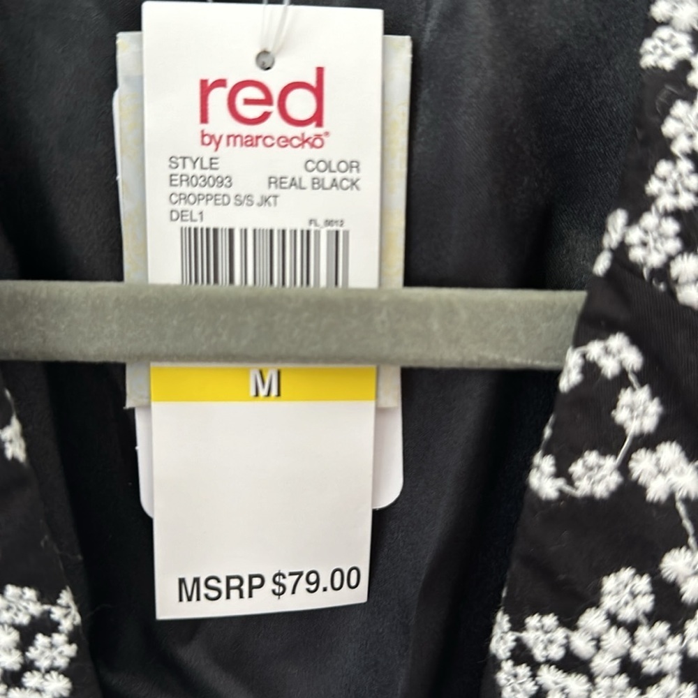 red by Marc ecko Short sleeve blazer NWT - Picture 3 of 3